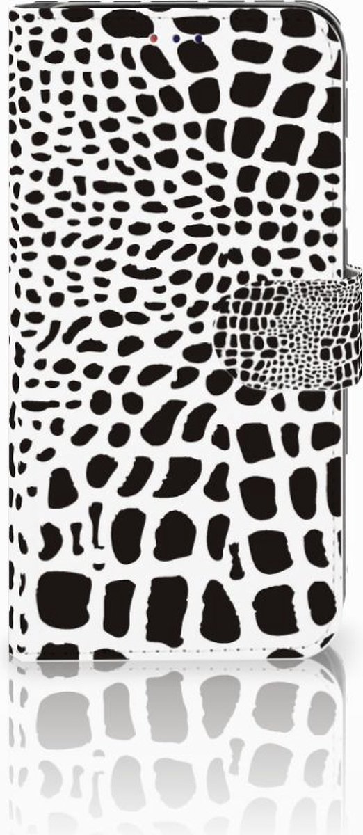 Samsung Galaxy A10 Telefoonhoesje met Pasjes Slangenprint