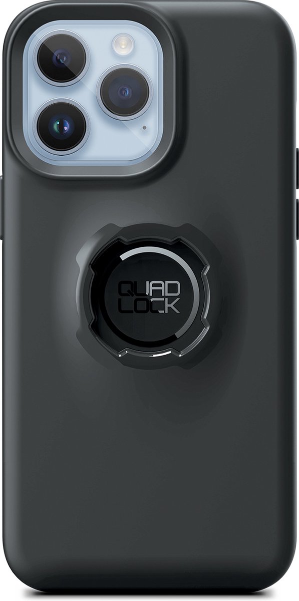 Quad Lock® - Geschikt voor Apple iPhone 14 PRO MAX - Telefoonhoesje - Case Cover - Zwart