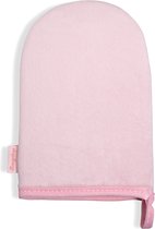 Boozyshop ® Zelfbruiner handschoen - Tanning Mitt - Tanning glove - Self tan handschoen - Egaal en streeploos resultaat - Lichaam en gezicht - Roze