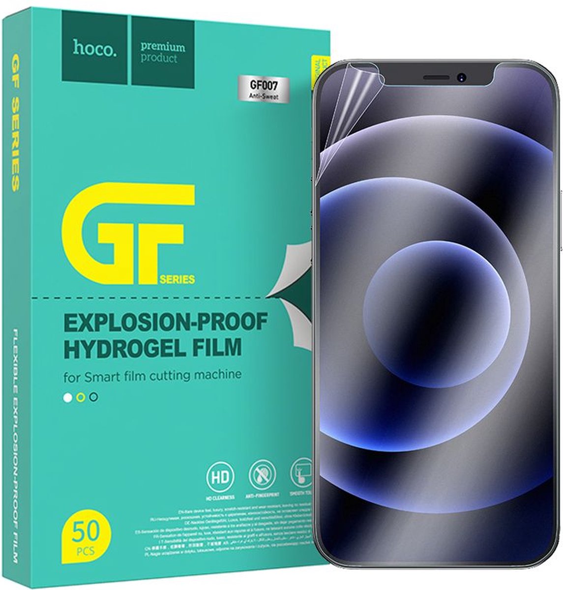 HOCO - GF007 - HD TELEFOON HYDROGEL MATTE FOLIE - 50 - ST