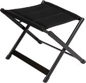 Sequoia Comfort Voetenbank Zwart Voor Campingstoel - Redwood - Zwart