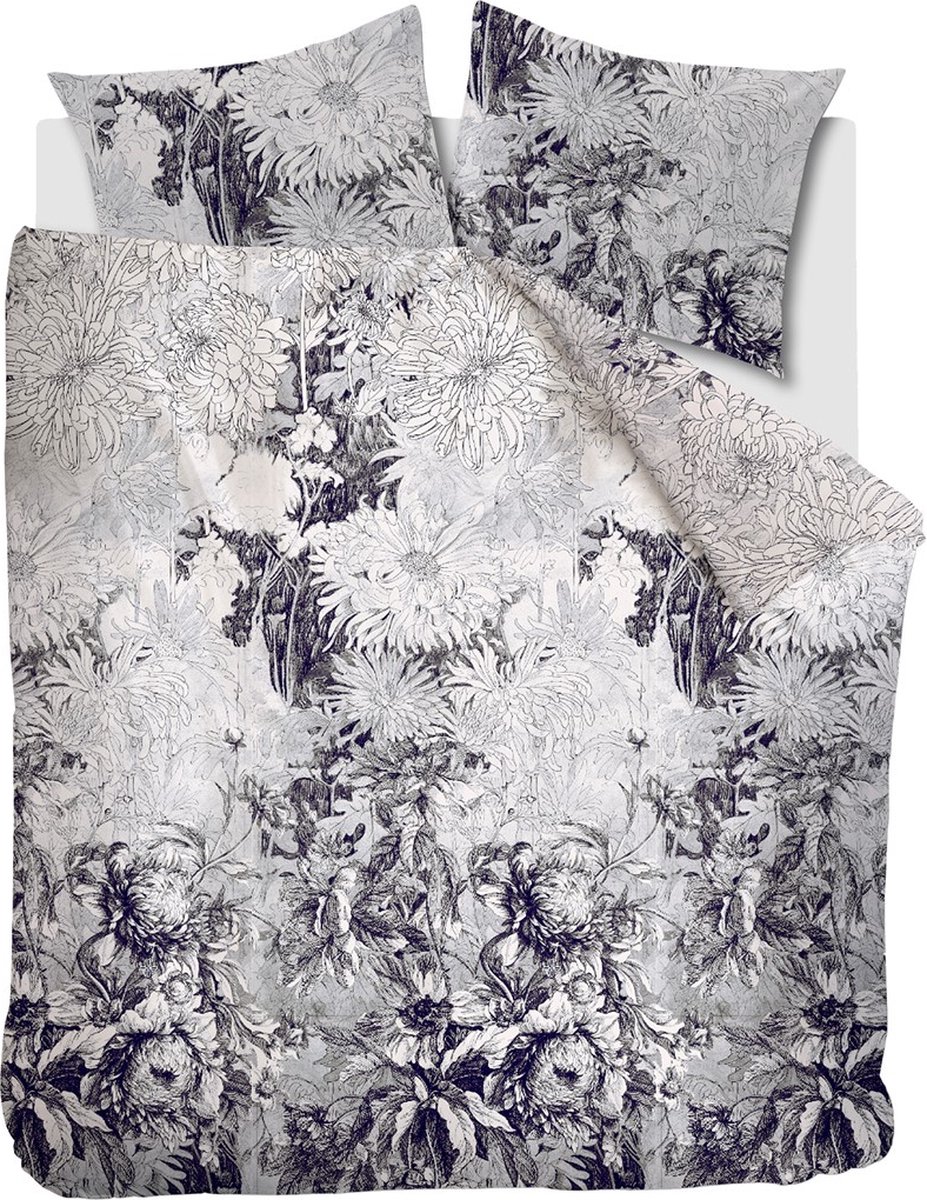 At Home by BeddingHouse Energy dekbedovertrek - Tweepersoons - 200x200/220 - Zwart Wit