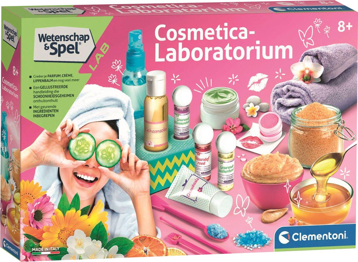 Clementoni Wetenschap & Spel - Cosmeticalaboratorium - Experimenteerdoos - STEM-speelgoed