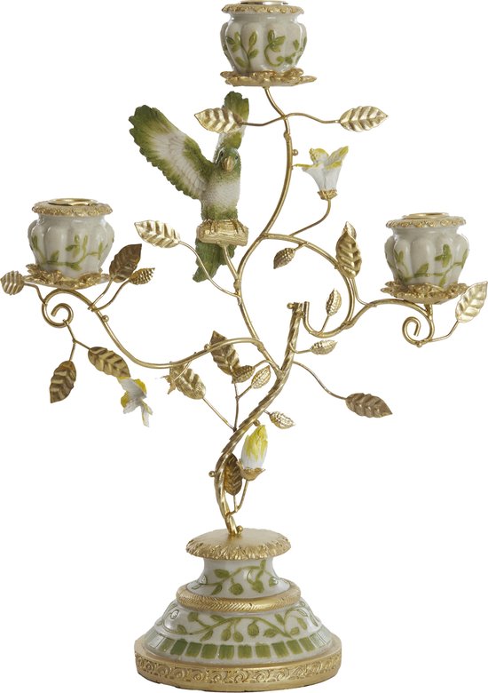 Light & Living - Kandelaar PARROT - 26x13x37cm - Wit