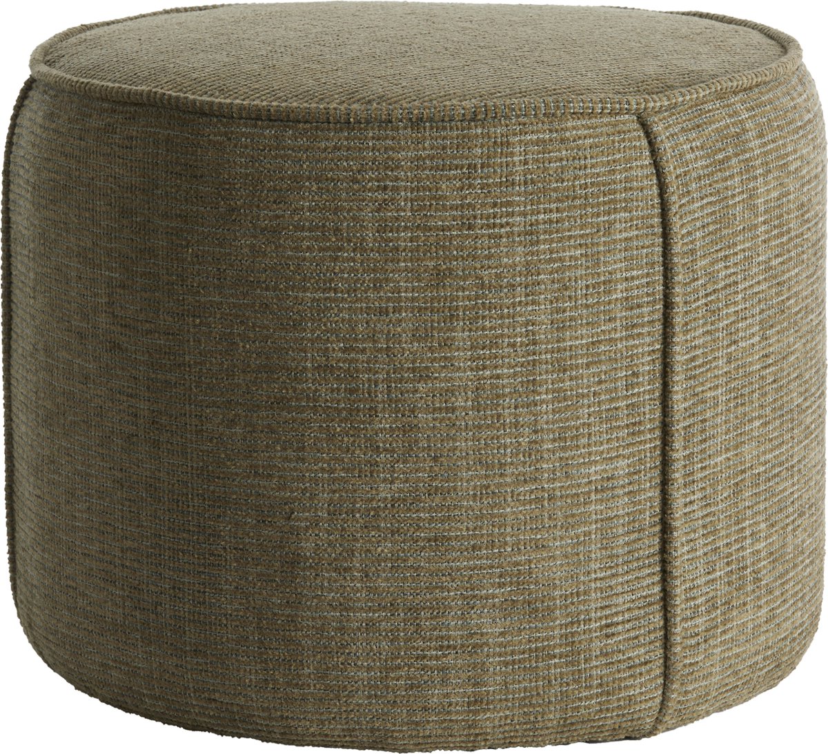 Poef DOMONI - Ø50x40cm - Groen