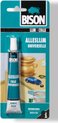 Bison Alleslijm tube 25 ml - kleurloze, waterdichte hobbylijm voor allerlei hobbymatige lijmklusjes - papier, karton, diverse kunststoffen, leer, hout, glas, keramiek