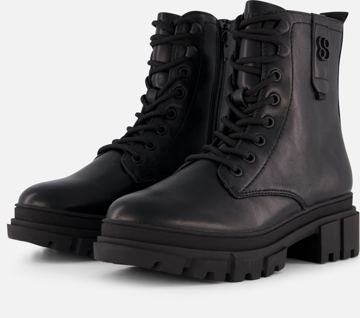 S.Oliver Veterboots zwart Synthetisch - Maat 37