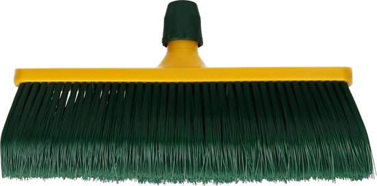 Kunstgras bezem - bezemkop - klauw bezem - groen - 40 cm - kunststof - voegenbezem van Vario Garden — afbeelding 2
