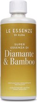 Le Essenze di Elda Wasparfum Diamante & Bamboo 500 ml – Luxe Italiaanse Wasparfum