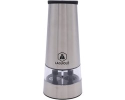 Laguiole - RVS peper en zout molen - elektrisch maalwerk 2 in 1