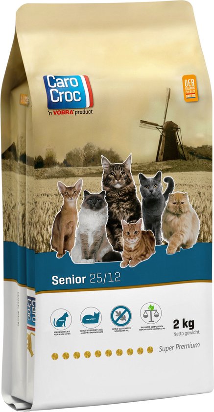 Carocroc Senior - Lam/Rijst - Kattenvoer - 2 kg