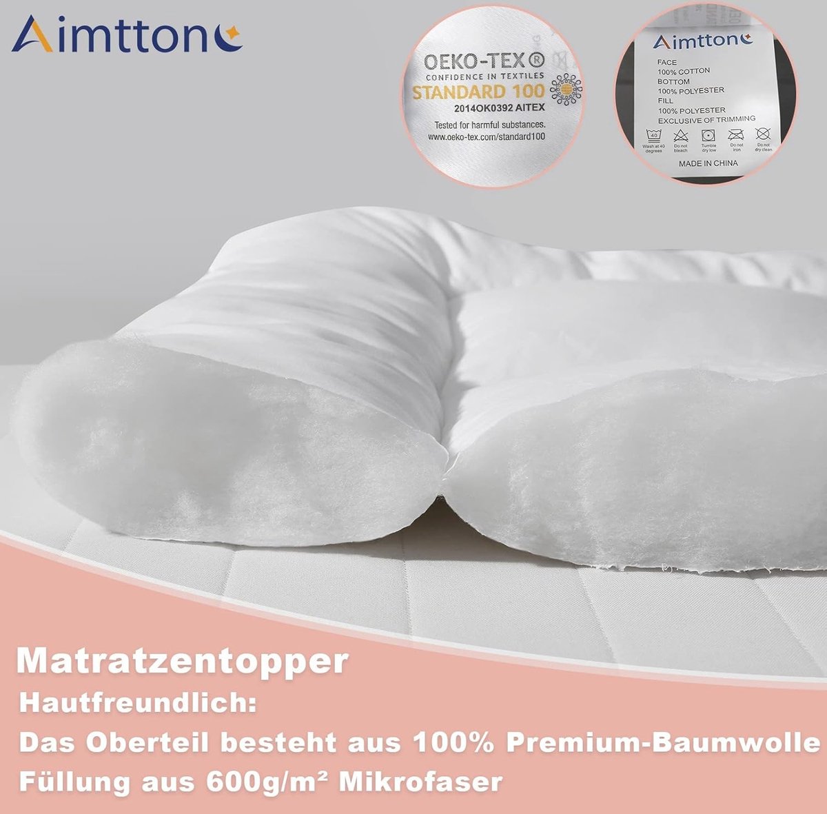 Topmatras 180 x 200 kopen bij M line? Sleep well. Move better