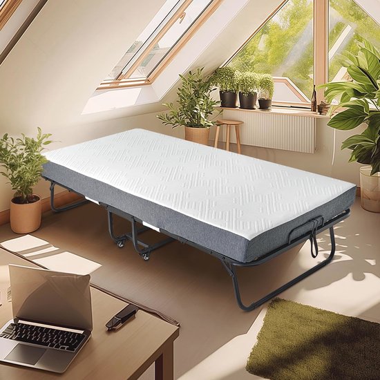 GIANTEX Inklapbaar logeerbed, 80 x 190 cm