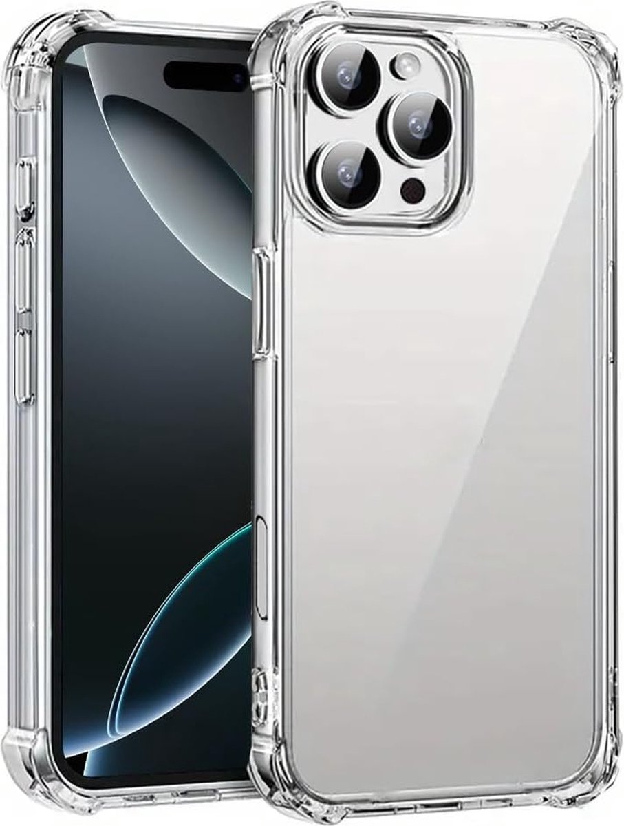 Hoesje geschikt voor iPhone 16 Pro Max hoesje - Arara shockproof backcover - transparant