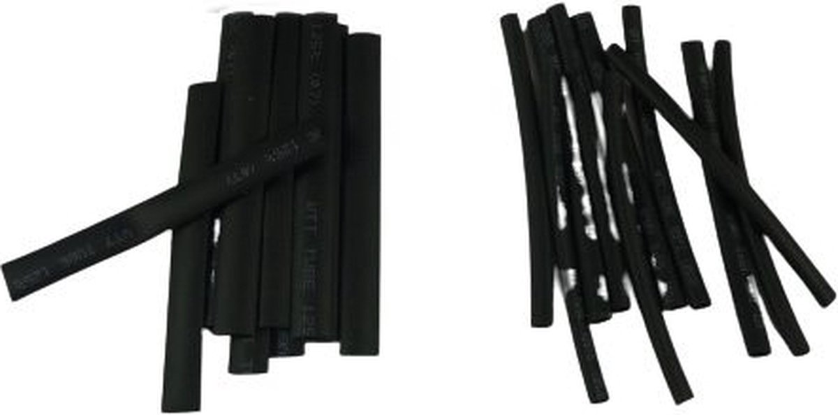 Krimpkous assortiment zwart 10 cm