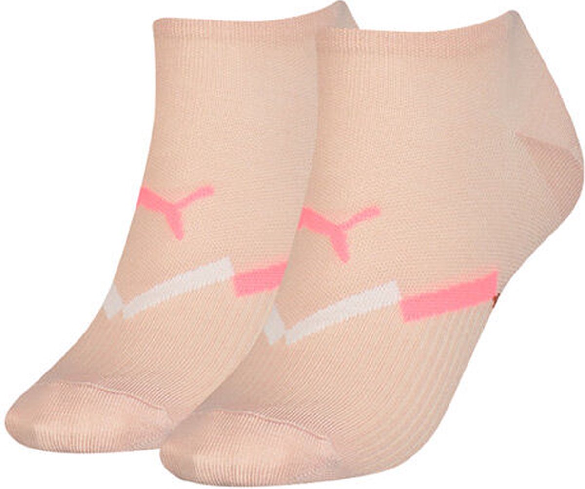 PUMA dames seasonal sneakersokken 2P Roze