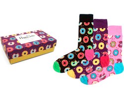 foto van Happy Socks unisex giftbox 3P sokken donut multi