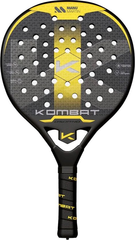 Kombat Osorno (Druppel) - 2025 padel racket + RUGZAK