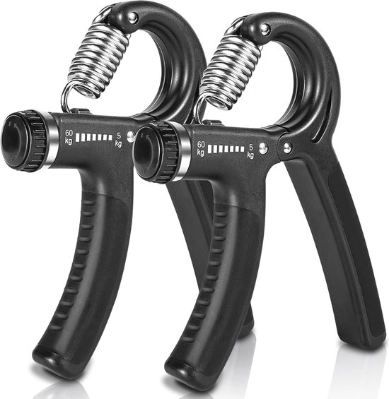 U Fit One Handtrainer 10 Tot 100kg Met Digitale Teller En Vingertrainer Verstelbare Handgrip Handknijper Onderarm Grip Trainer Groen