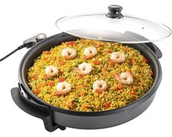 MKSS® Elektrische Pan - Party Pan - Hapjespan - Zwart