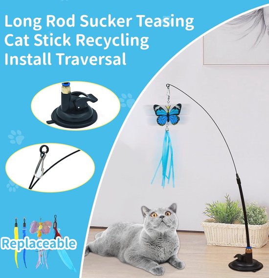 YUTUY Kattenspeelgoedset | 36-delig | Incl. Tunnel, Muizen, Veren, Ballen & Meer | Van Pluche & Veilig Materiaal | Stimuleert Jachtinstinct | Houdt Kat Actief & Gezond
