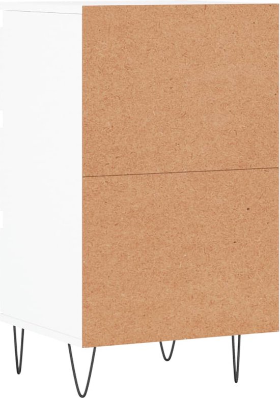 Buffet vidaXL - Commodes - Meuble de rangement - Buffet - Buffet 40x35x70 cm en bois traité blanc