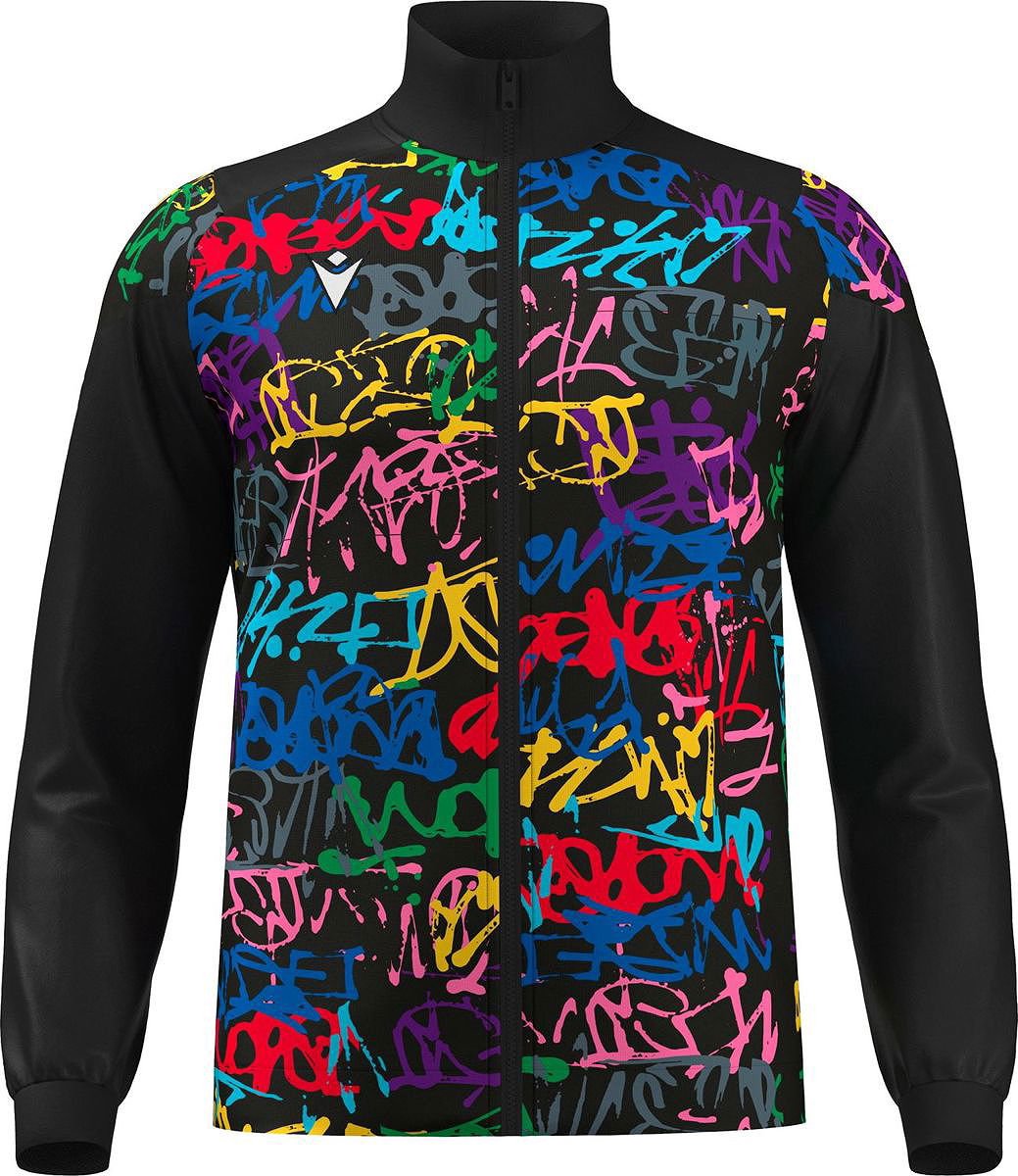 Macron Glory Prometheus Top Full Zip Heren - Zwart / Multicolor | Maat: M