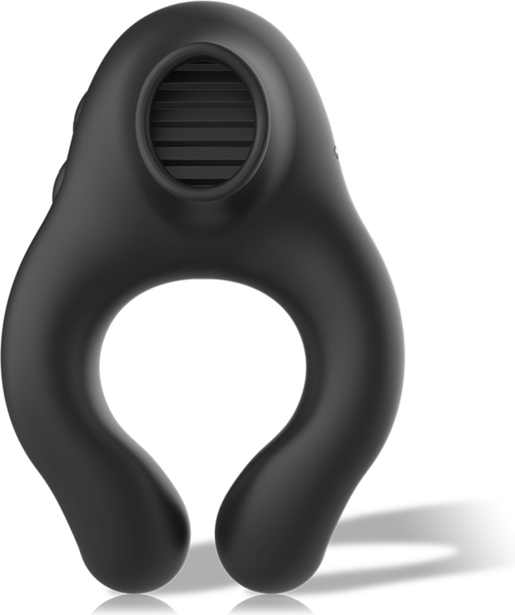 Goedkoopste ARMONY - SILICONEN VIBRATOR RING 3 MOTOREN OPLAADBAAR ZWART - GOUD | COCKRING | PENISRING | VIBRERENDE COCKRING | SEKSSPEELTJES VOOR MANNEN | SEKSSPEELTJES VOOR VROUW