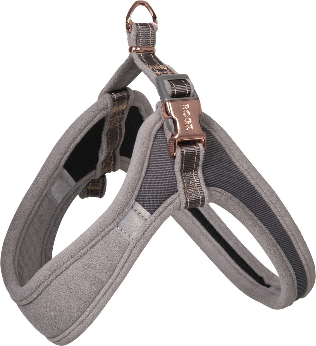 Rogz Urban Fast Fit Tuig Duifgrijs - Hondenharnas - S/M