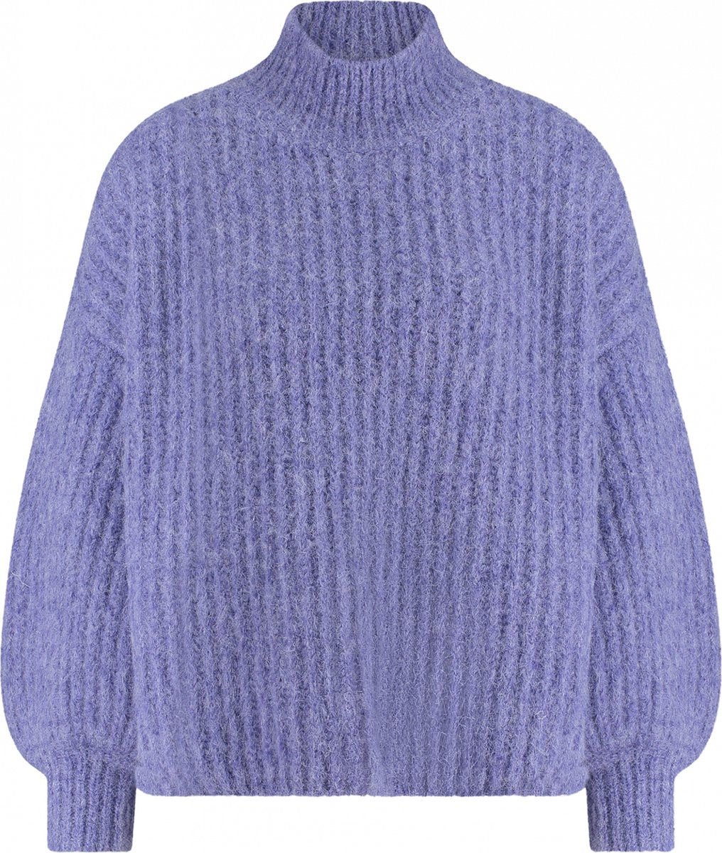 Circle Of Trust Joelle Knit Truien & vesten Dames - Sweater - Hoodie - Vest- Blauw - Maat XL