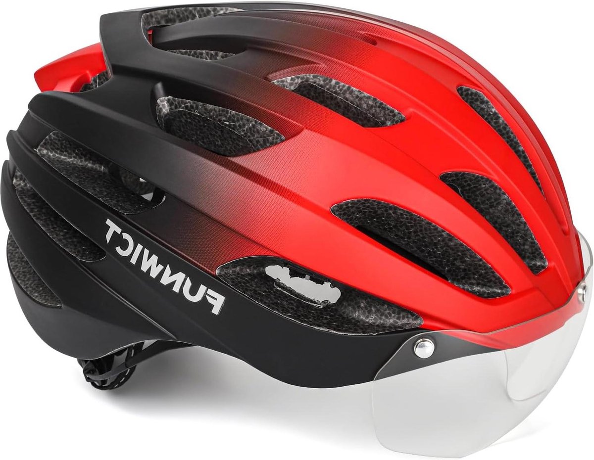 DesignSter Lichtgewicht Helm Racefiets Fietshelm Heren Vrouwen Voor Fiets Rijden Veiligheid Volwassene Past Hoofd Maten 57 63cm