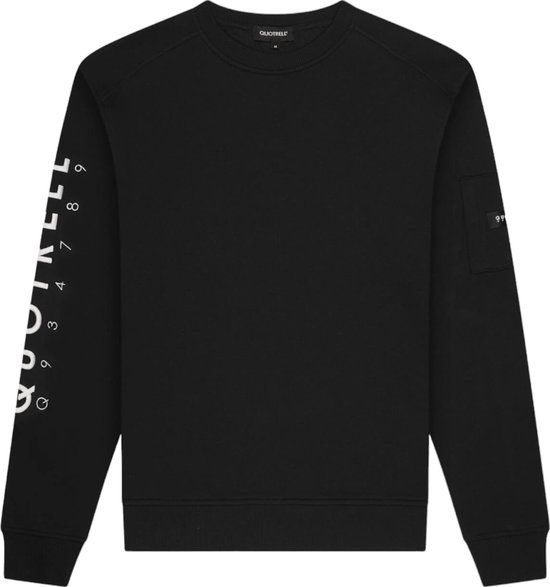 Quotrell Heren Trui Zwart Sw53666 0002 Defender Crewneck bol