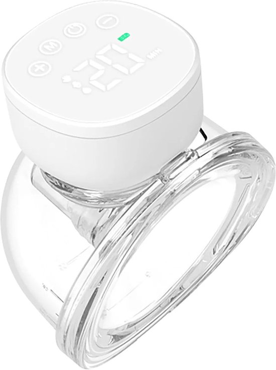 Verkoop Nederland® - 2 Stuks - Draagbare Borst Pomp - Handsfree - Elektrische Borstkolf - 180Ml Opslag - 60Db - Accu duur 1.5uur - Massage Functie - Stille Onzichtbare Borstkolf - 3 Modi 9 Niveaus - Van Zuigkracht - 180Ml Capaciteit - Wit van VER — afbeelding 3