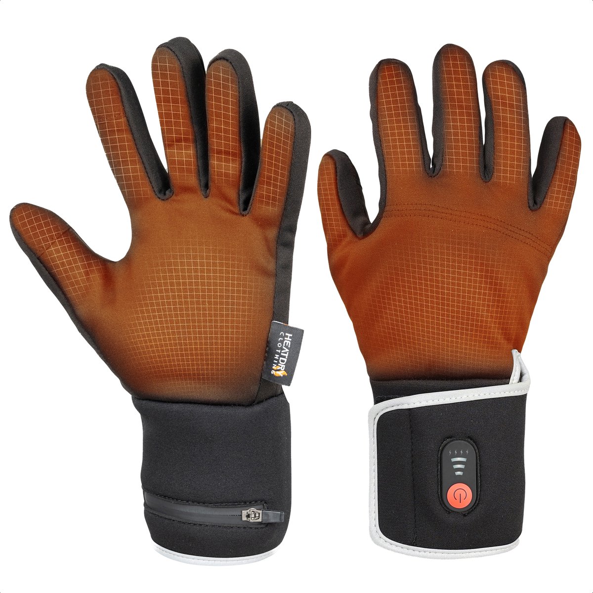 HEATDRY® Clothing - Dunne Verwarmde Handschoenen - 2024 | THiNFlex-7.4v- Zwart - Maat S