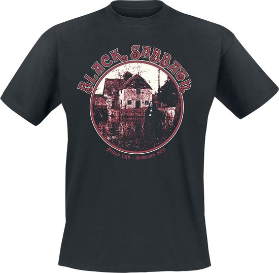 Black Sabbath Anniversary House Heren T-shirt - zwart - M