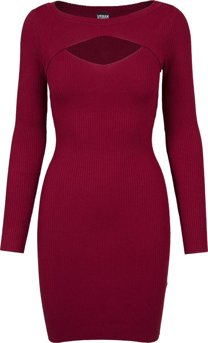 Urban Classics Cut Out Dames Mini-jurk – L Rood