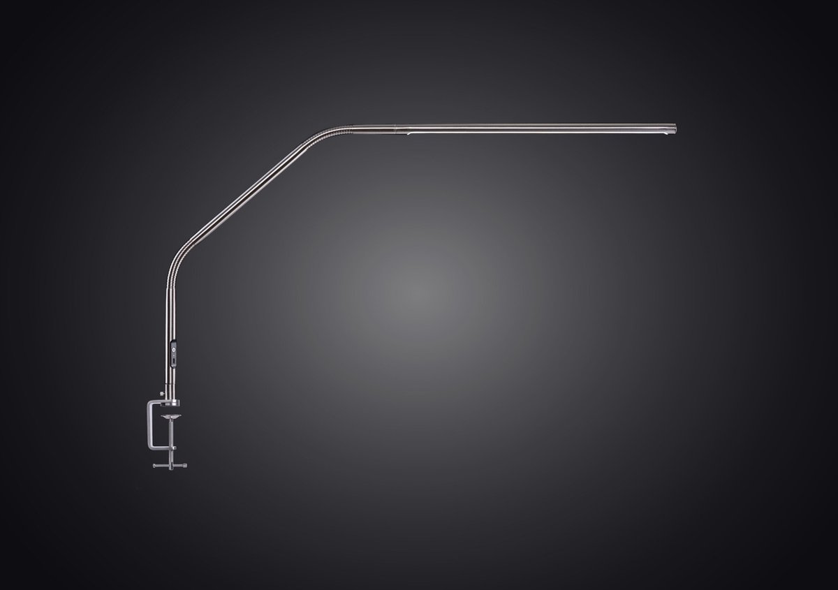 Daylight Slimline 4 - E35109 - bureaulamp - dimbare led daglicht verlichting - in hoogte verstelbaar - buigbaar - Ice Grey