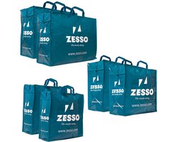 Zesso Big Shopper Mix Zesso Bag 2x M, 2x L, 2x XL - Voordeelpakket Set van 6