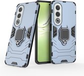 Coque Oppo A80 5G - MobyDefend Coque blindée double couche avec support - Blauw - Étui pour téléphone portable - Étui de téléphone Convient pour : Oppo A80 5G