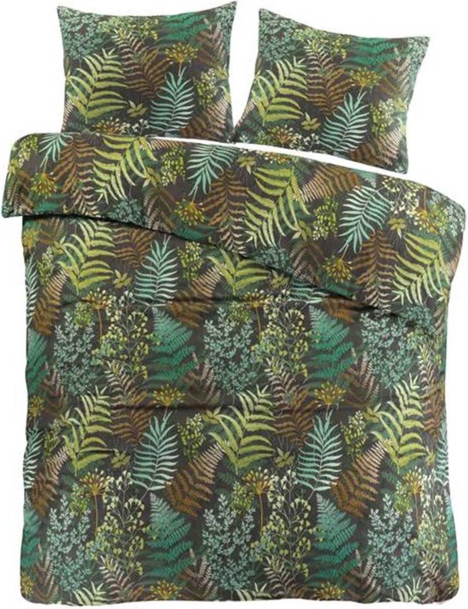 Day Dream Linde - Dekbedovertrek - Tweepersoons - 200x200/220 cm - Zwart