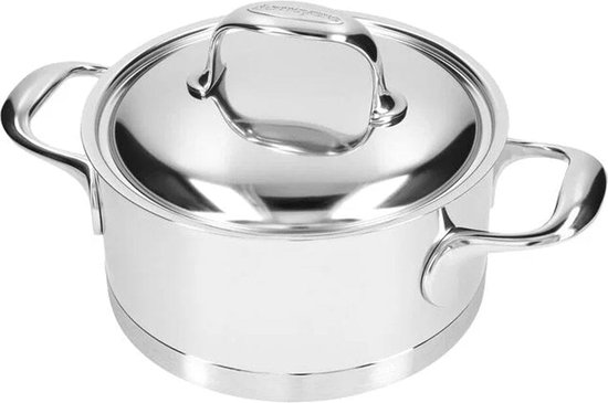 Casserole Demeyere Atlantis - avec couvercle - Ø18 cm - 2,2 l