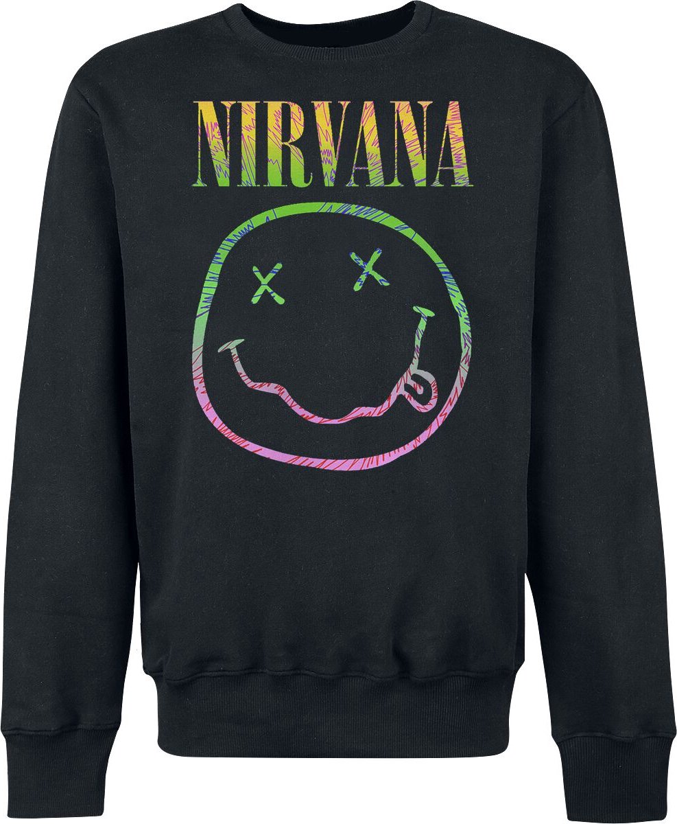 Nirvana Sorbet Ray Heren Sweatshirts - zwart - M