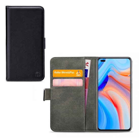 Mobilize Classic Gelly Wallet Book Case OPPO Reno4 5G Noir