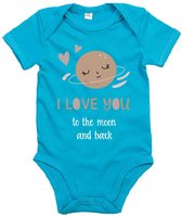 Barboteuse Imprimé Lune-Surf Blue-3-6 Mois