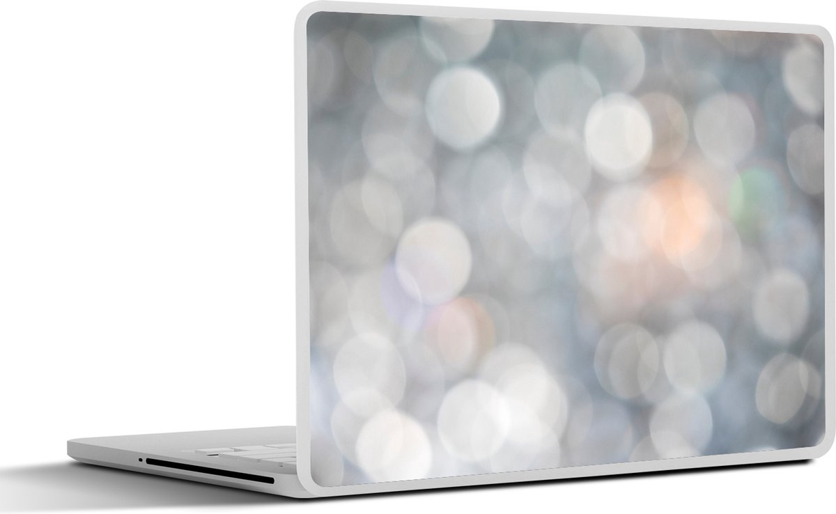 Laptop sticker - 13.3 inch - Licht - Abstract - Vormen - 31x22,5cm - Laptopstickers - Laptop skin - Cover
