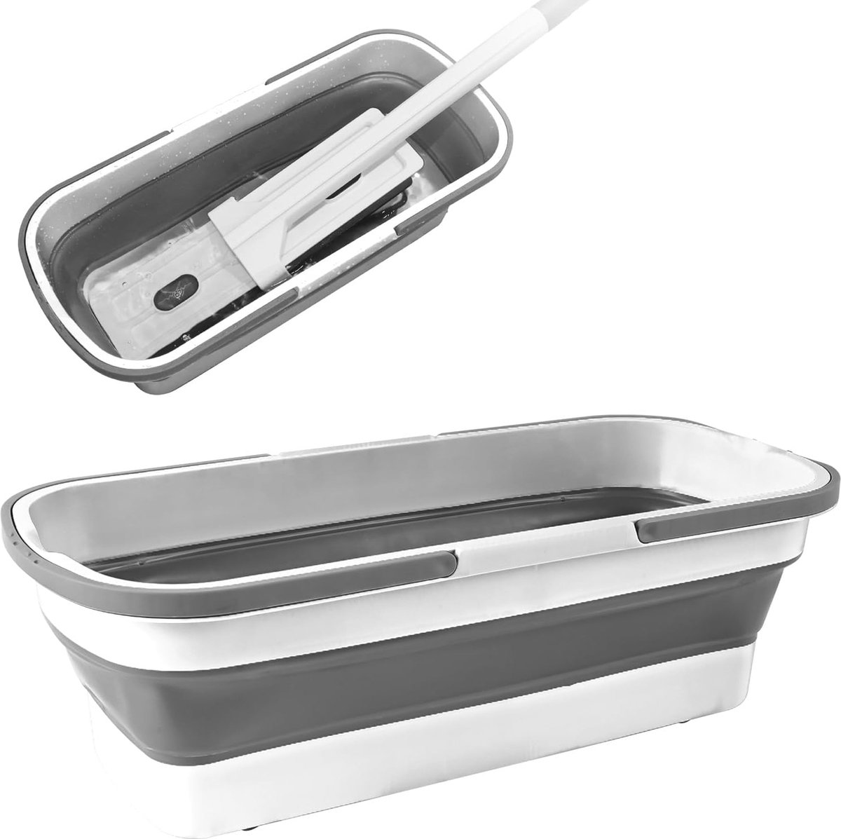 Goedkoopste Opvouwbare Platte Mopemmer voor Grote Vloeren - Duurzaam en Ruimtebesparend