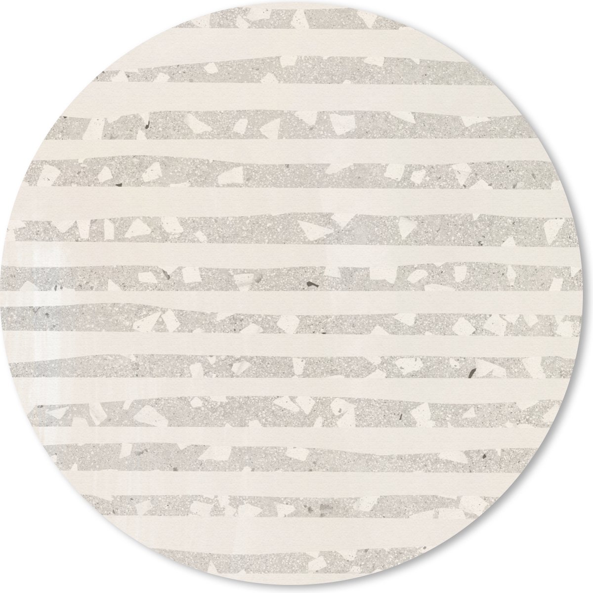 Muismat rond 30x30 cm - Mousepad Terrazzo - Terras - Pastel - Ronde muismatten