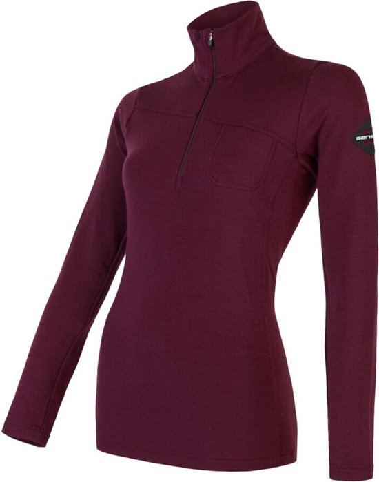 Merinowol Baselayer Lichte Herenhoodie – Thermoshirt Met Lange Mouwen Van Merinowol (Grau mit Heidekraut, Groß