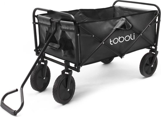 Opvouwbare bolderkar voor transport tot 100 kg - Offroad handkar voor strand, park en tuin van MaxxGarden — afbeelding 3