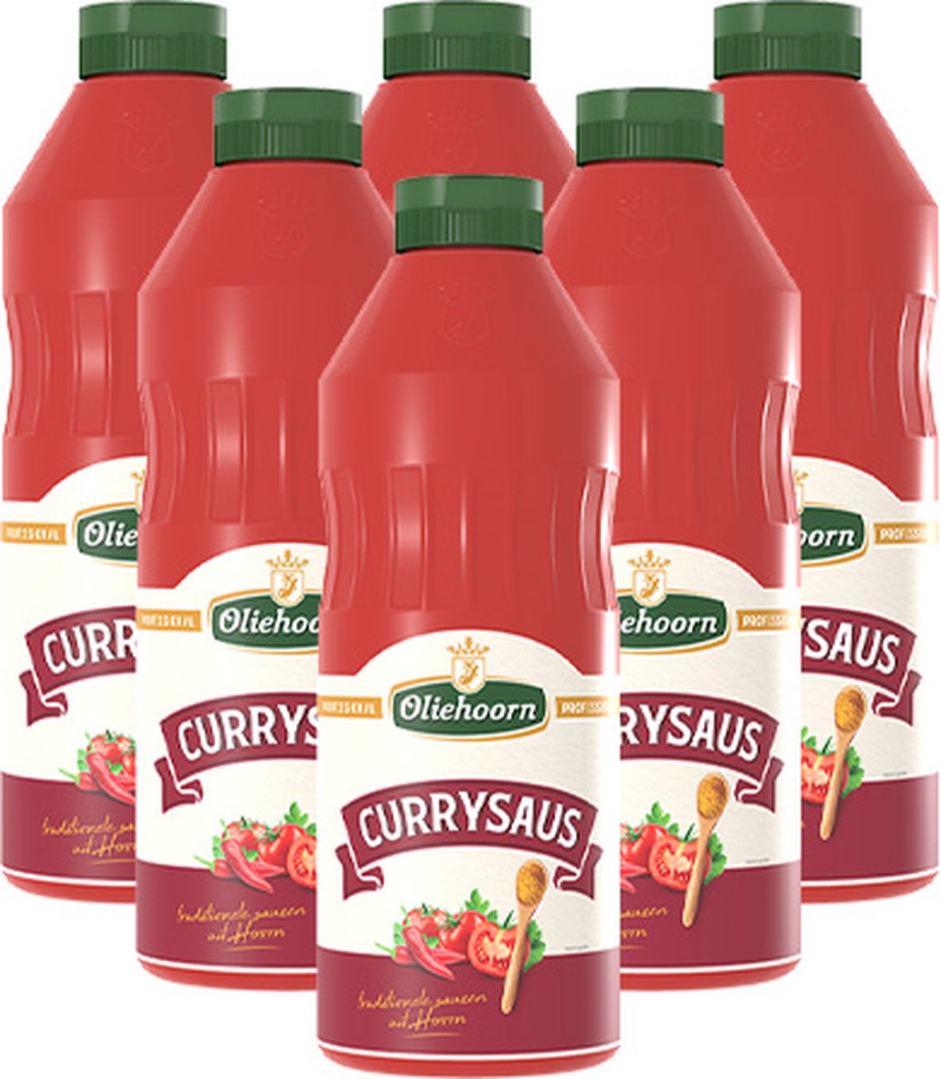 Oliehoorn - Currysaus - 6x 900ml